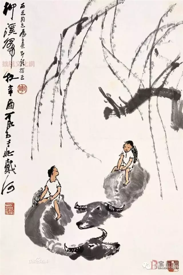 李可染一生創(chuàng)作作品1000件，市場(chǎng)拍了8000件，90%是假的